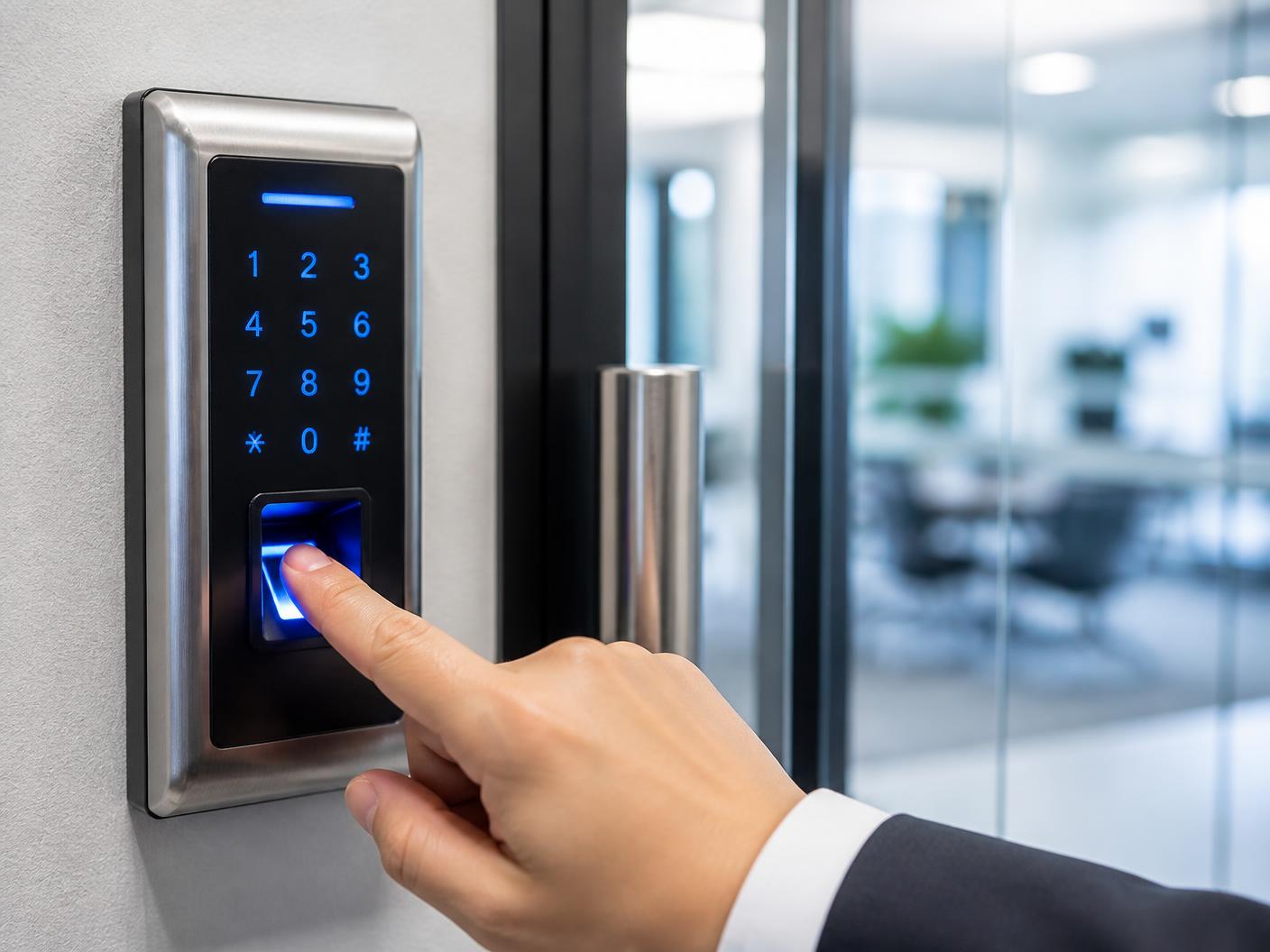 Biometric access control reader
